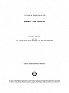 Shell Design Practice-water tube boiler